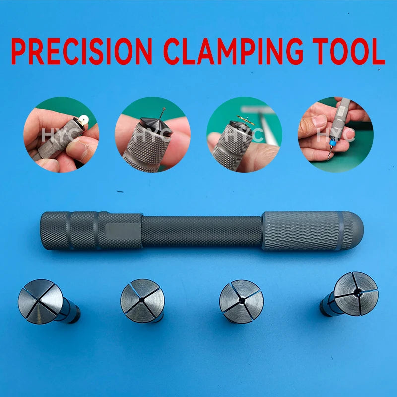 Watchmaker tools Precision grip  hold heads, gears, drill bits, and large steel wheels with 4 6104 collects
