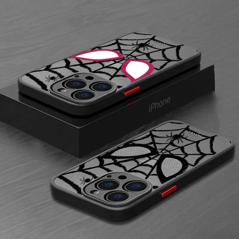 Marvel Spider Man Eye Phone Case For iPhone 17 16 15 Pro Max Case 14 13 12 11 Pro Max 16e 17e Air XS X 7 8 Plus Shockproof Cover