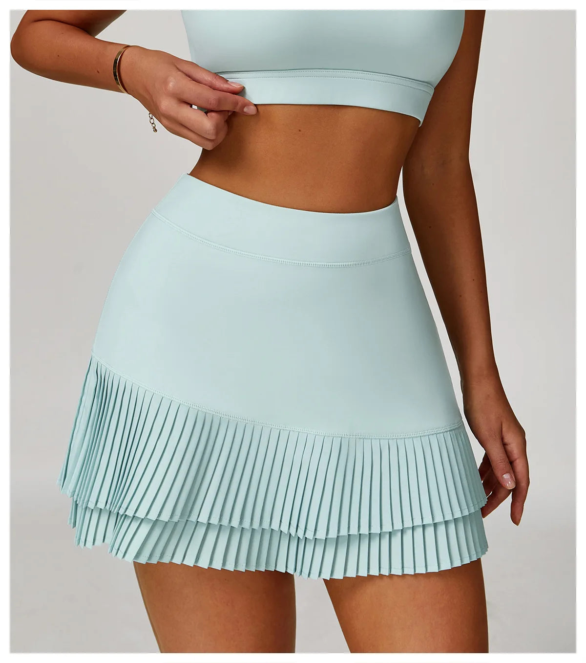 High Waist Sports Short Skirt Lined Shorts Women Fitness Yoga Quick Dry Running Sport Skirts Tennis Skirt Golf Wear for Women