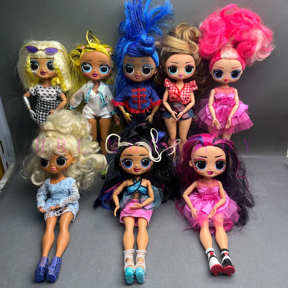 Original 24cm OMG multi-style big sister fashion dressup girl DIY holiday gift doll toy