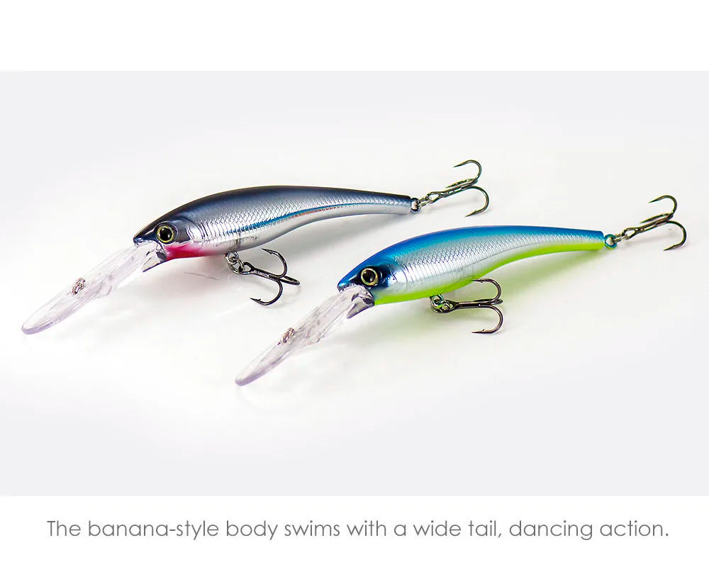 COUNTBASS Crankbaits Hard Plastic Fishingg Wobblers Shad Minnow Bass Pike Perch  Angler's Lure 90mm 13g