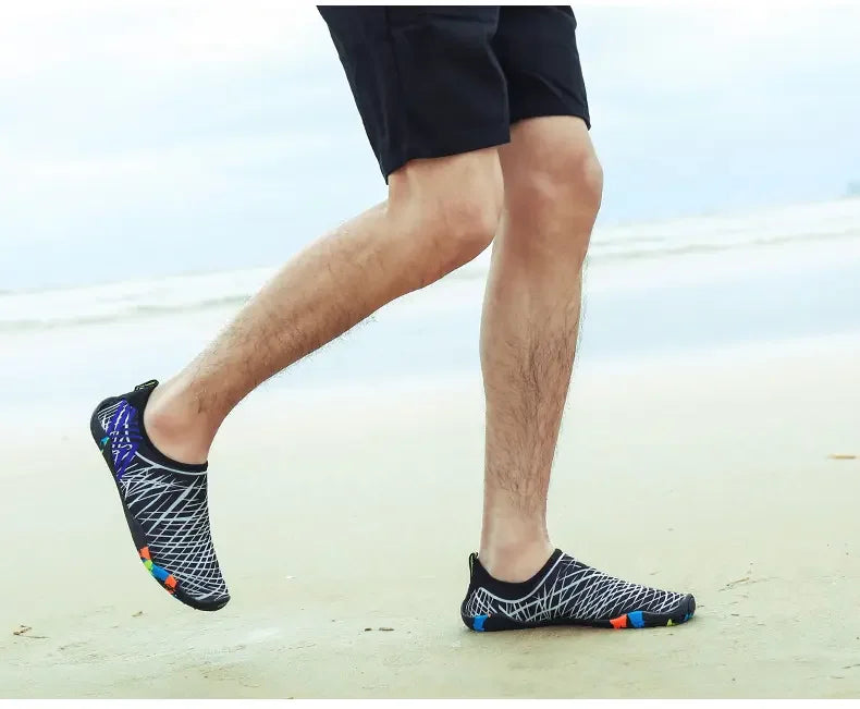 Unisex Shoes Swimming Water Yog Women Men Barefoot Outdoor Beach Sandals Upstream Aqua Shoes Nonslip River Sea Diving Sneakers