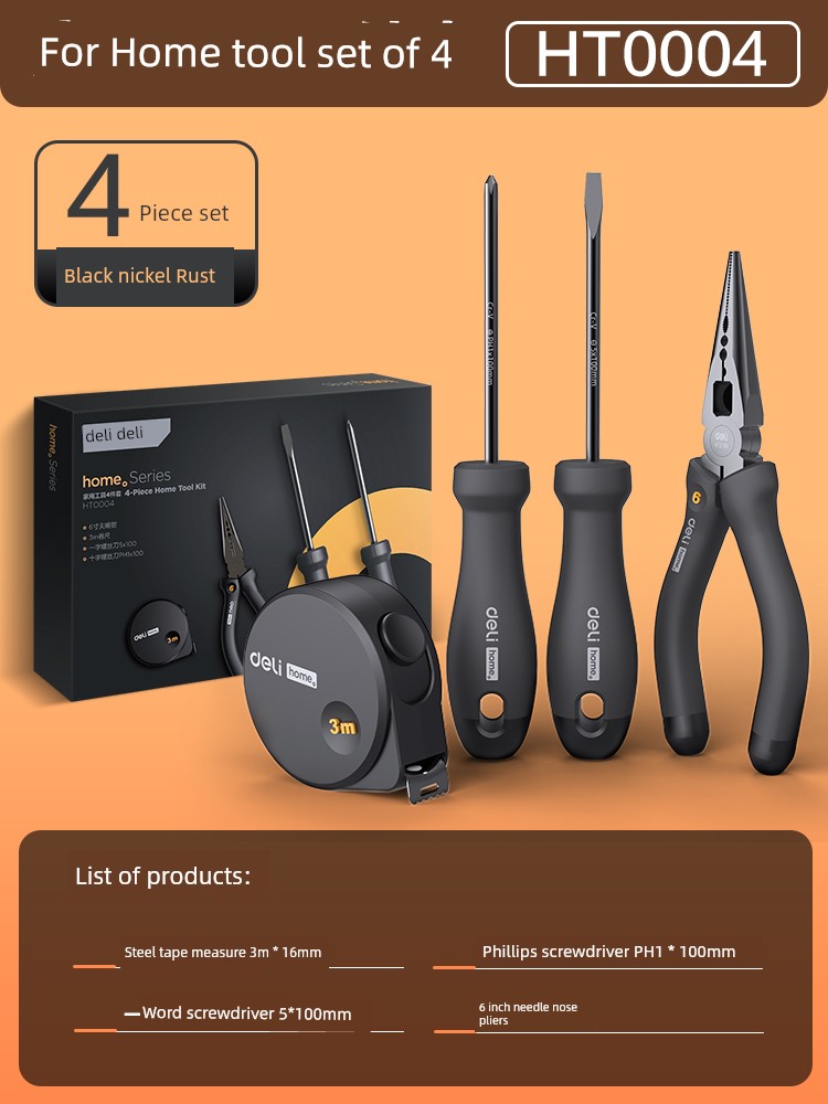 Deli Tools Household Hardware Car Tool Set