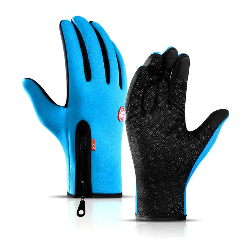 2024 Winter Warm Touchscreen Men's Gloves Sports Fishing Waterproof Ski Army Bike Snowboard Skis Skid Zipper Ladies Gloves