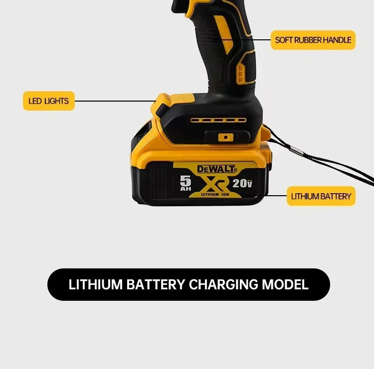 100% DEWALT DCD796 Original 6Ah 20V Original Dewalt Power Tool Battery DCB206 20V 6.0Ah Battery DCB206 20V Battery DCB205 DCB200