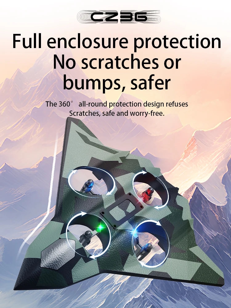 Cross-border Hit CZ36 Remote Control Foam Airplane, Drone Hovering Flight Fighter, Fixed Height Rolling Stunt Toy