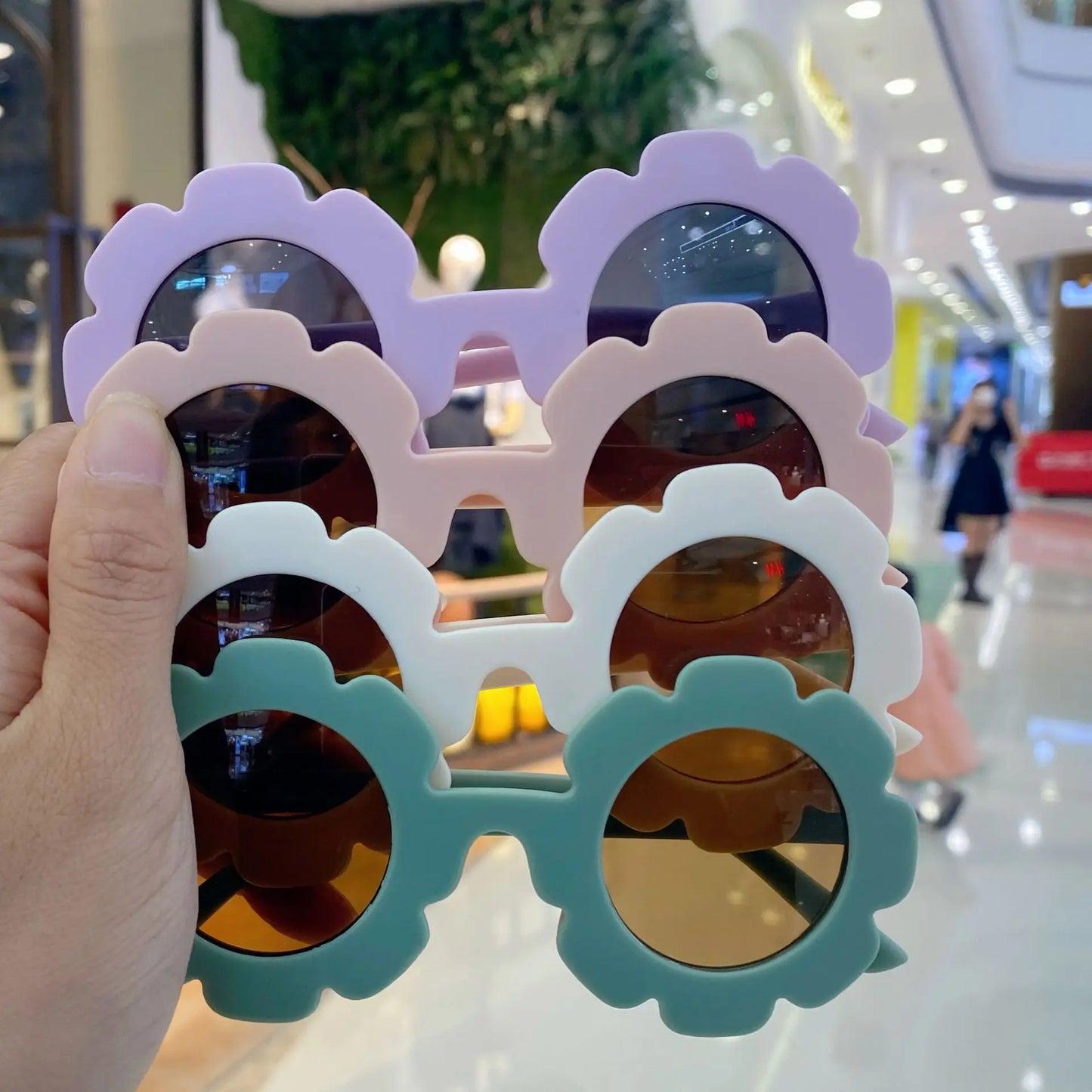 2023 new cute children's frosted glasses color series baby sunglasses