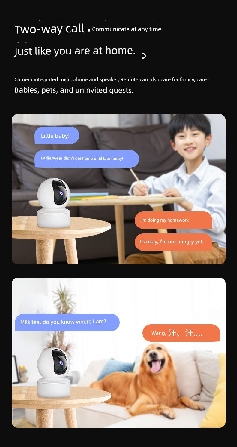 HD Night Vision Home Outdoor Intelligent Webcam