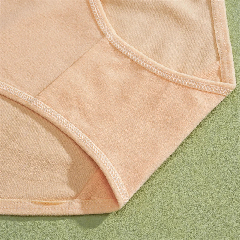 FINETOO 2Pcs Women Cotton Seamless Underwear Sexy Lace Waist Patchwork Panties Female Solid Briefs Plus size Breathable Lingerie