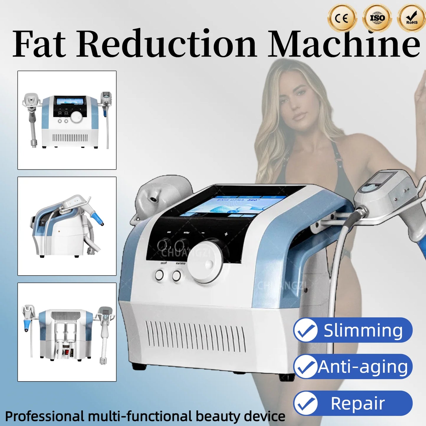Professional Radiofrequency Skin Tightening Wrinkle Reduction Collagen Regeneration Slimming Beauty Device Suitable For Salons