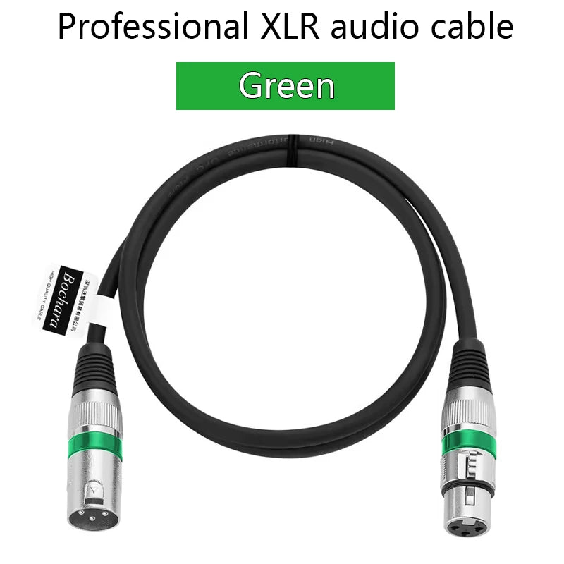 XLR Male to XLR Female Cable Professional Microphone Extension Cable For Recording Mixer Balanced Speaker XLR 3Pin Audio Lines