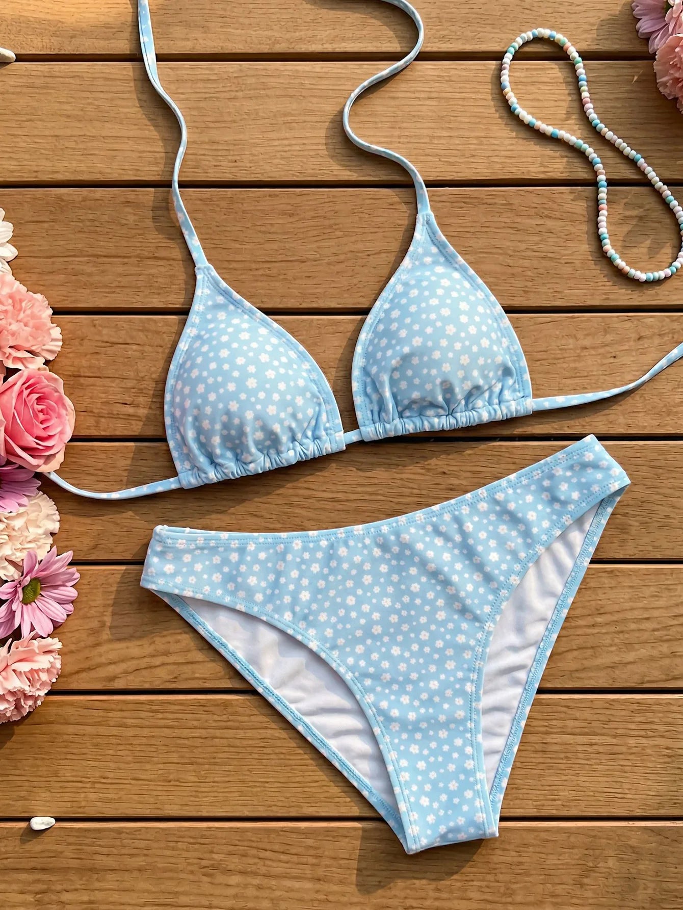 2026 Fashion Sexy Leopard Print Bikini Set for Women, Tie Side String Two Piece Swimsuit, Push Up Beach Bathing Suit, Summer