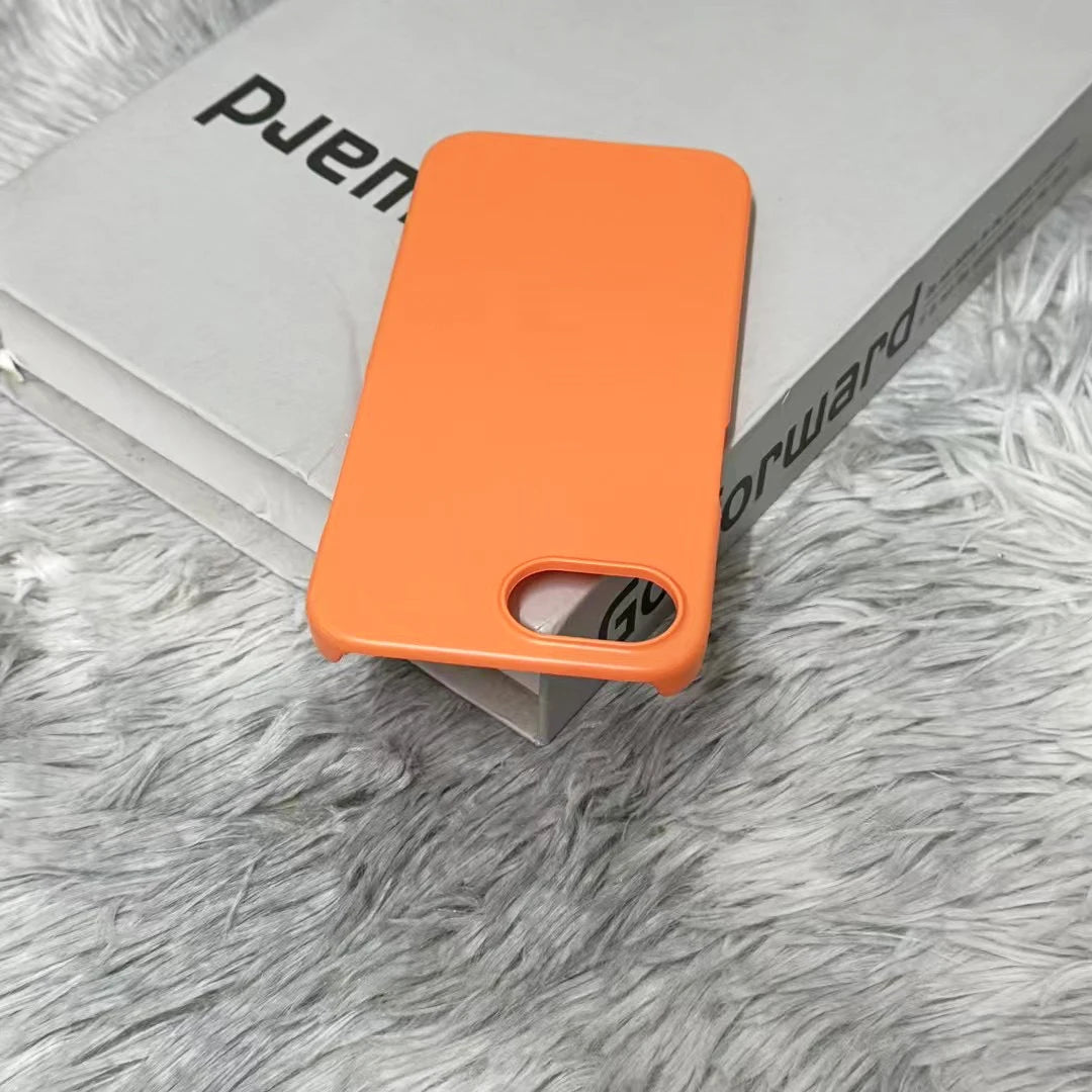 Luxury Half-Wrapped Colorful Case For iPhone 16e 16 E 15 14 13 Pro Max Plus mini Matte PC Back Cover Shockproof Frosted Shell