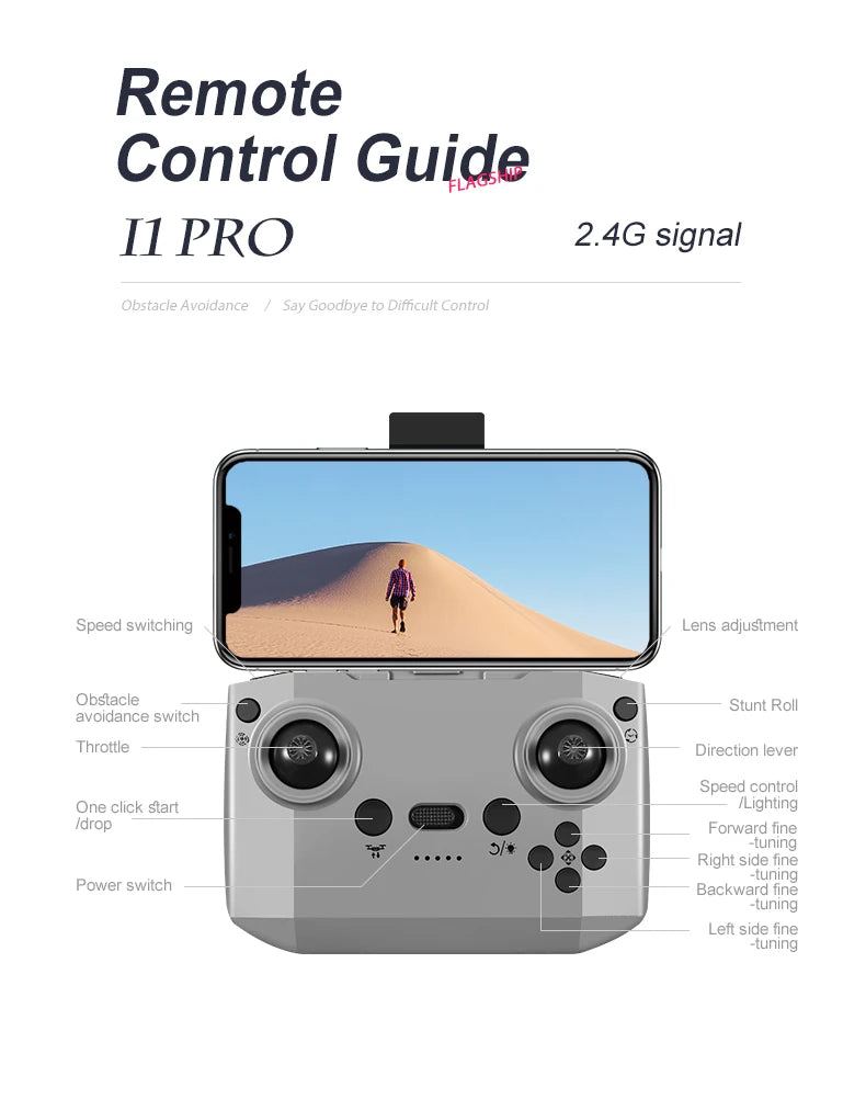 i1PRO Mini Drone Professional 8K HD Camera Drone 5G WIFI FPV UAV With screen remote control Avoidance Aerial Quadcopter Toy Gift
