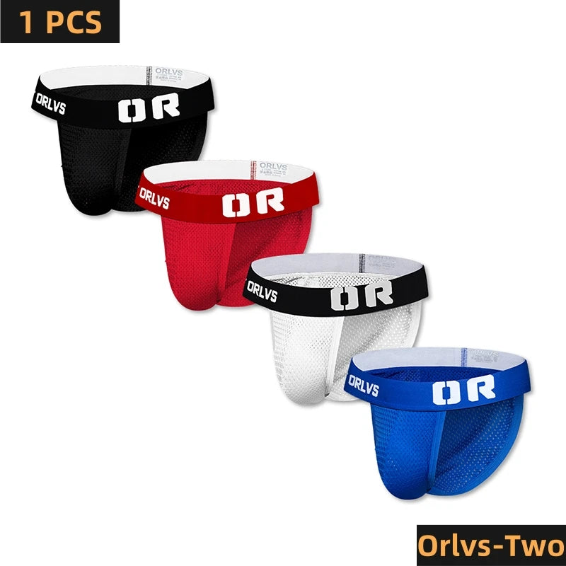 ORLVS Brand sexy gay briefs men bikini male underwear slip hombre calzoncillos hombre kinckers for men briefs addicted underwear