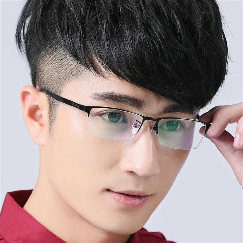 Intelligent Progressive Reading Glasses for Man Woman Near and Dual-Use Anti Blue Light Blocking Automatic Adjustment Eyewear