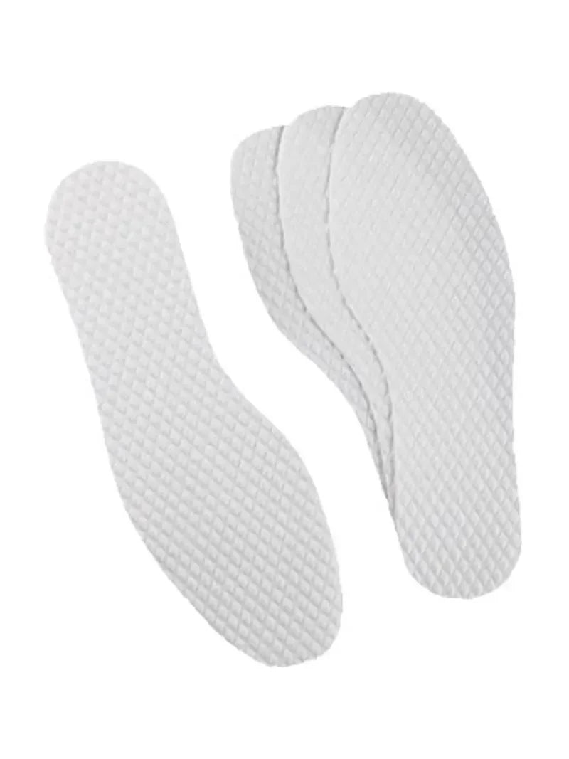 20pairs Men Women Summer Sports Disposable Breathable Sweat Absorbing Deodorant Insoles for Shoes Non Slip Cushion Comfortable