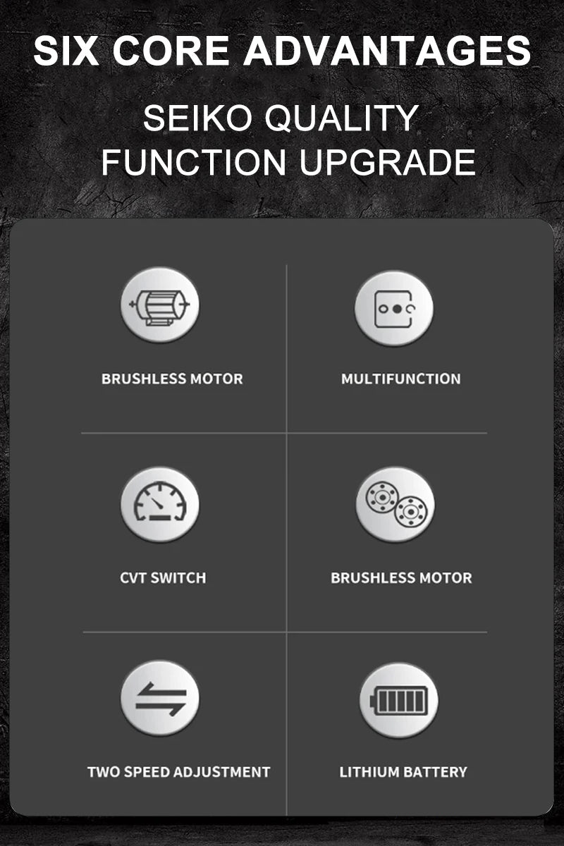 16.8V Brushless 70N.m Electric Cordless Drill 160N.m Impact Driver Screwdriver Household Multifunction Hit Power Tools