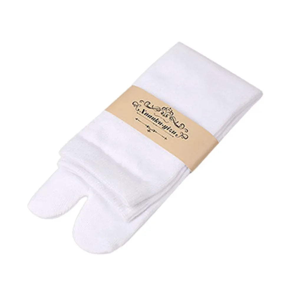 1-5Pair Japanese Style Two Finger Socks Unisex Clog Socks Polyester Toe Separation Socks Kimono Flip Flop Sandal Split Toe Sock