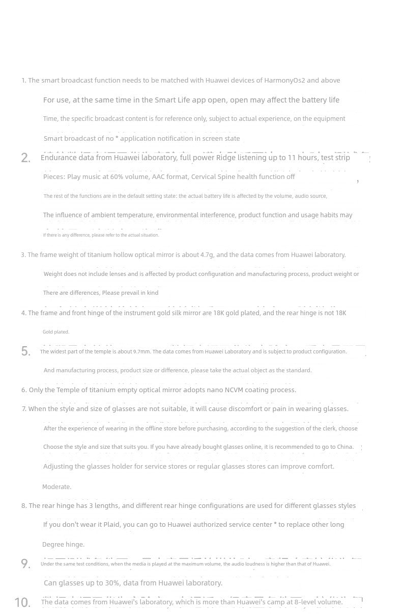 Huawei Smart Glasses 2 Open 4 Generation Bluetooth Headset