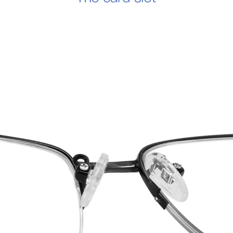 Progressive Multi Focus Intelligent Automatic Zoom Anti Blue Light Presbyopia Glasses for Both Far and Near Ultra Titanium Light