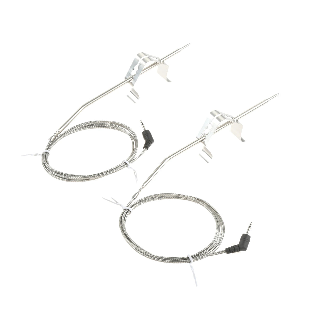 2 Pack Meat Thermometer Probe Replacement for Thermopro TP04 TP06 TP06S TP07 TP07S TP08 TP08S TP09 TP09B TP10 TP16 with 2 Clips