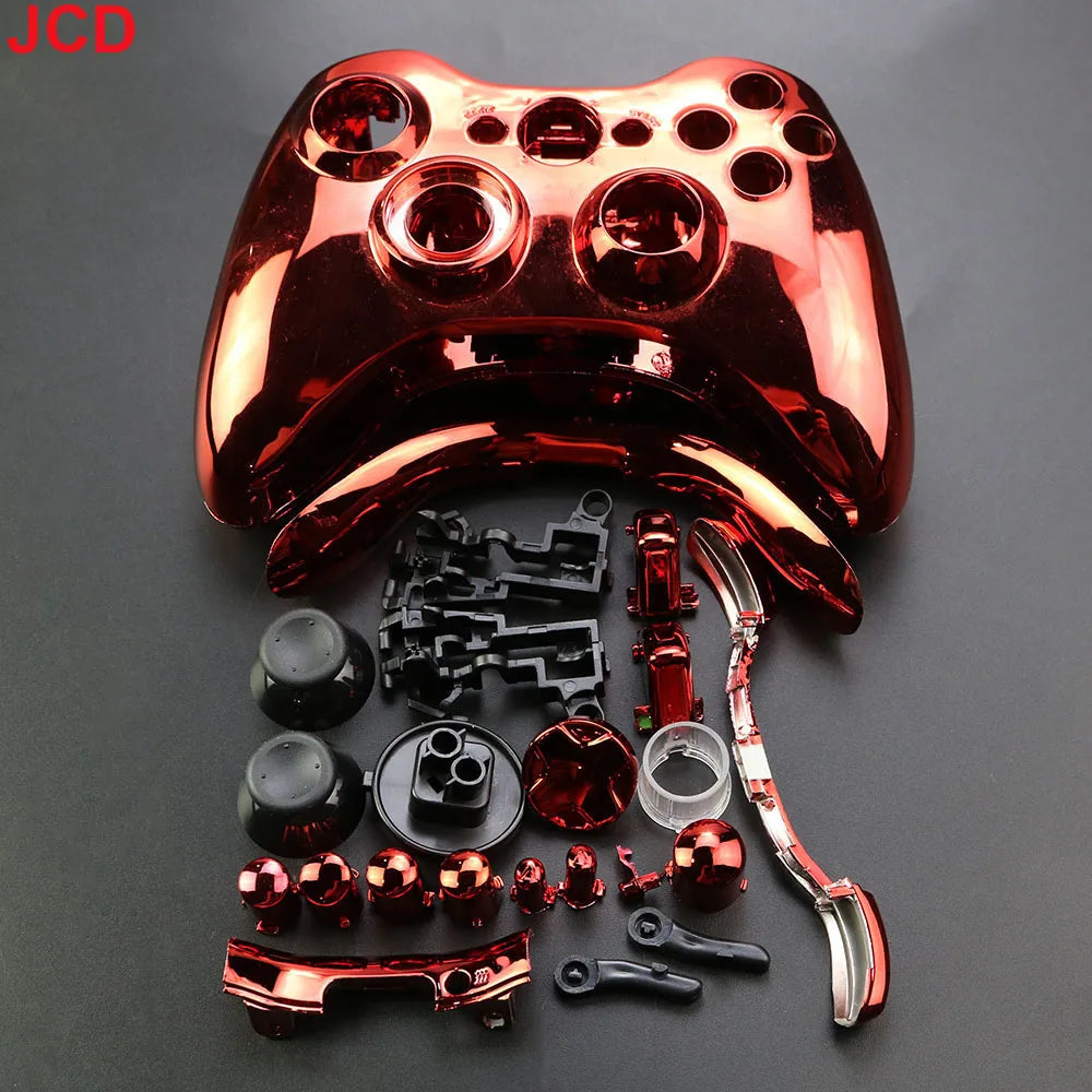JCD Wireless Game Controller For XBox 360 Case Gamepad Protective Shell Cover Full Set With Buttons Analog Stick Bumpers