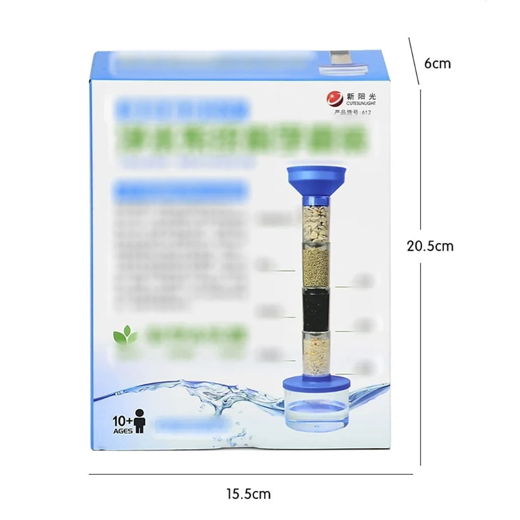 DIY Green Science Clean Water Science Kit Educational Toys Science Experiment Tecnologia Funny Science Toys