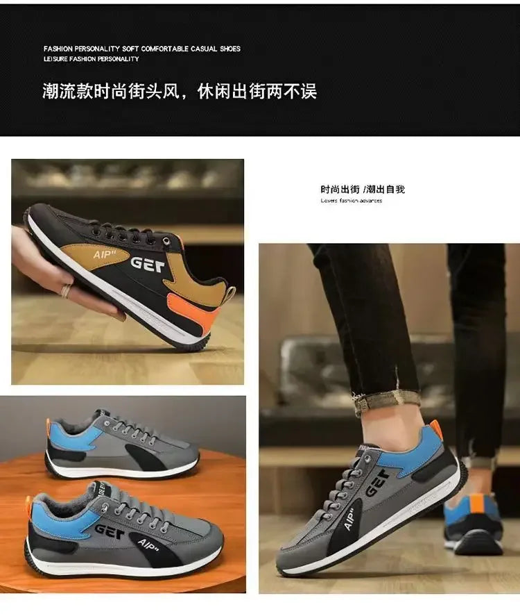 Spring and Autumn New Style Men's Shoes Spring and Summer Sports Board Shoes Running Lightweight Casual Shoes