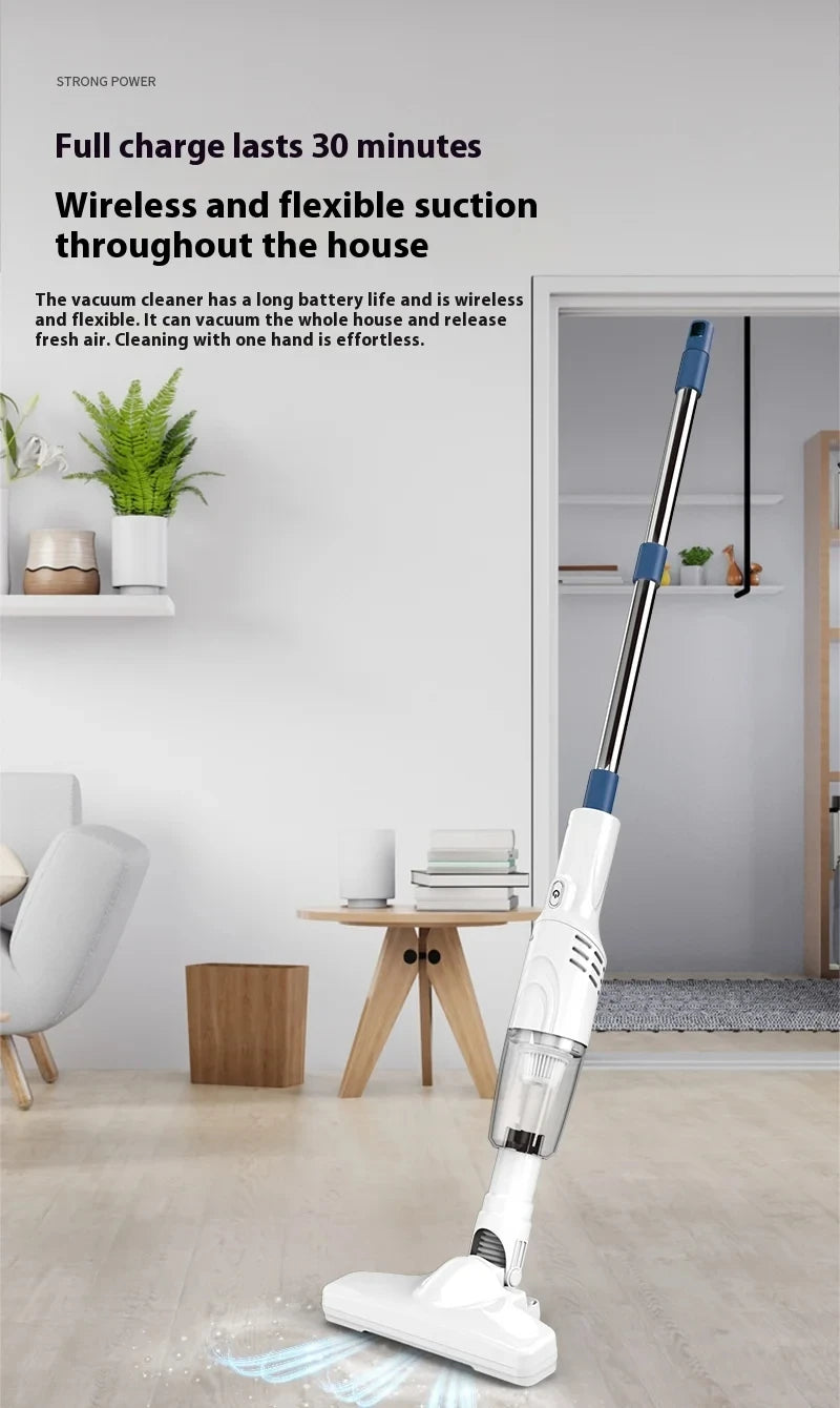 HOMEFISH Portable Handheld Household Vacuum Cleaner Wireless Strong Suction Multi-Function and Car Vacuum Cleaner