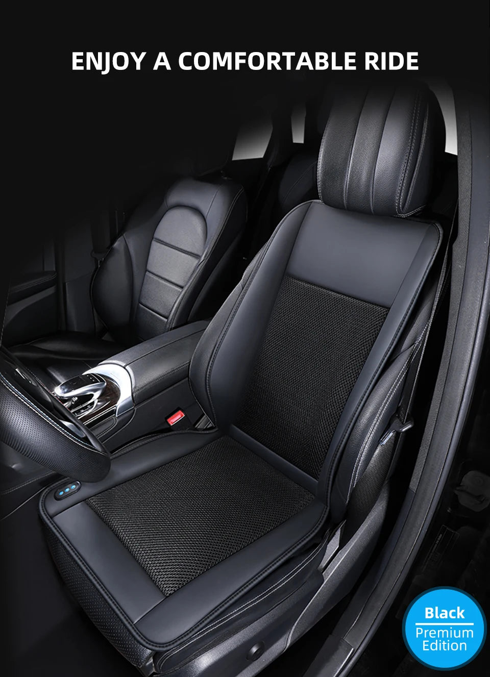 10 Hidden Fans 3 In1 Car Seat Cover Cooling Heating Massage Multi-Functional Seat Car Cool Air Seat Cushion Fast Blow Seat Cover