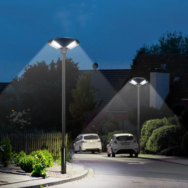 Solar Garden Light Outdoor Motion Sensor - 4000LM Solar Lamp 8400mAh IP67 Waterproof for Home Yard Lamp