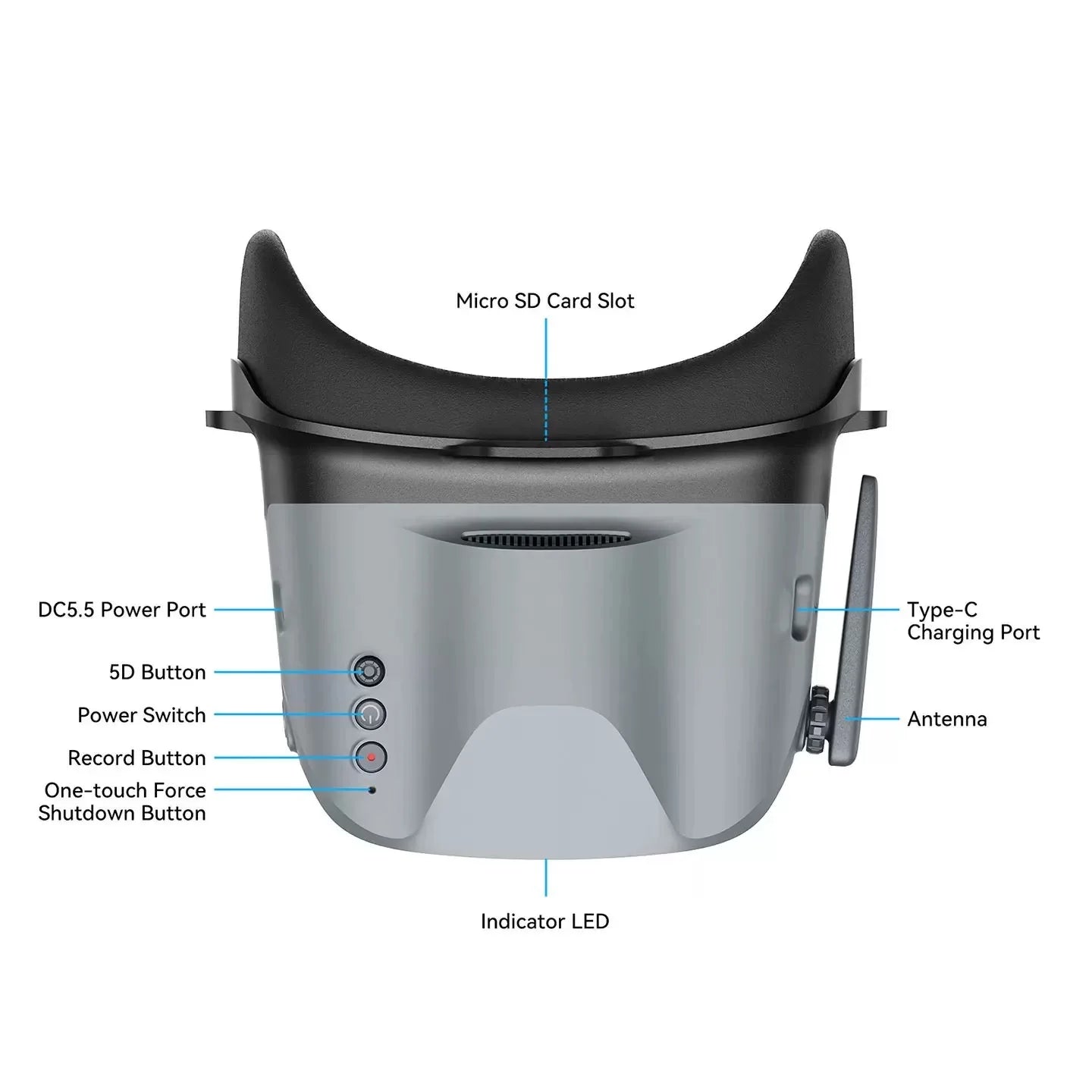 NEW BETAFPV VR04 FPV Goggles Analog /HD Version for Aquila20 RC FPV Racing Drone