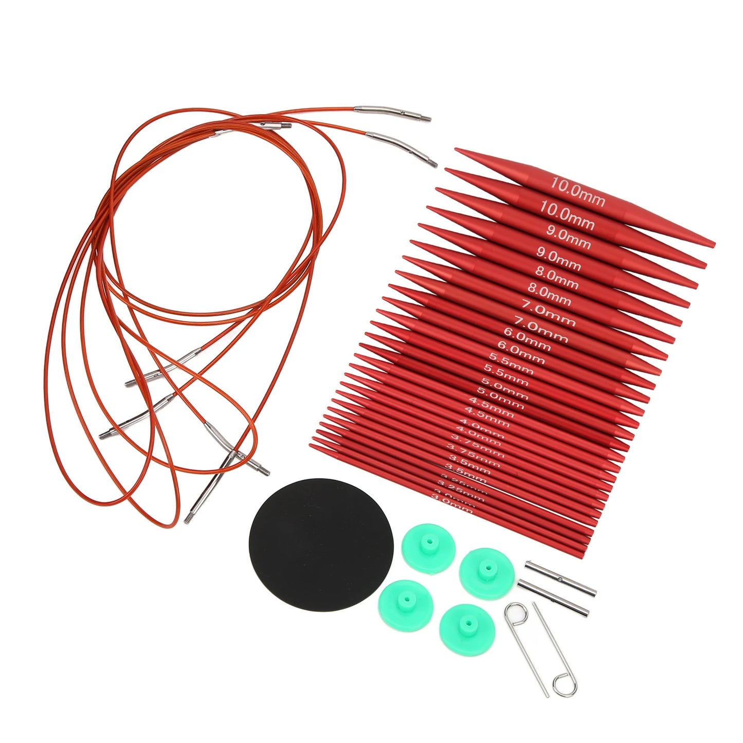 Crochet Hooks Multifunctional Interchangeable Knitting Needles Set Various Sizes Available for Hats for Socks  for
