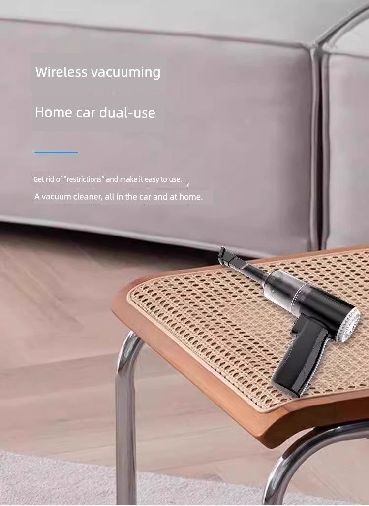 Mini Car Wireless Charging Automobile Vacuum Cleaner For Home Powerful Large Suction High Power Small Handheld Vacuum Cleaner