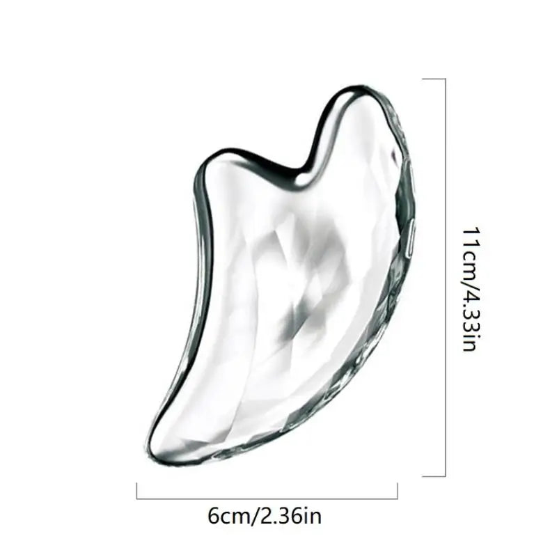 1Pcs Transparent Gua Sha Board Gua Sha Massage For Face Lifting Gua Sha Scraping Face Massager Resin