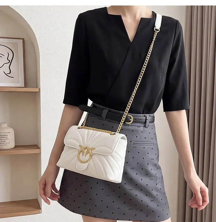 Luxury Leather Tote Bag For Women Handbags Shoulder Crossbody By Famous Designer Popular Classic Elegant Chic