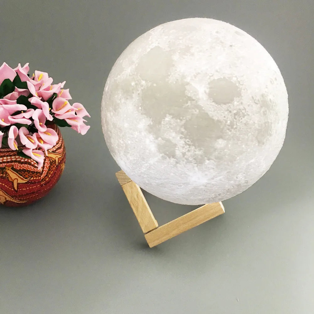 Customizable Portable Cordless Table Lamp - Dimmable Light