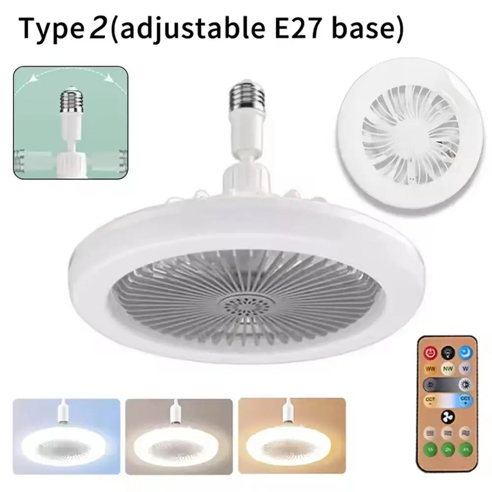 Aromatherapy Fan Lamp Bedroom Light Ceiling Light Silent Electric Fan Pendant Light LED Study And Dining Room Lighting
