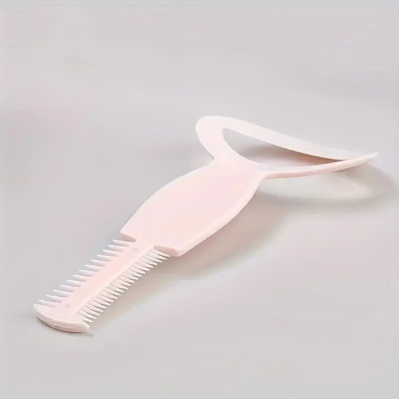 1pc Pro Practical Eyeliner Stencil Kit - Easy-to-Use Mascara Shield Guard with Comb and Eyelash Applicator Tool for Precise