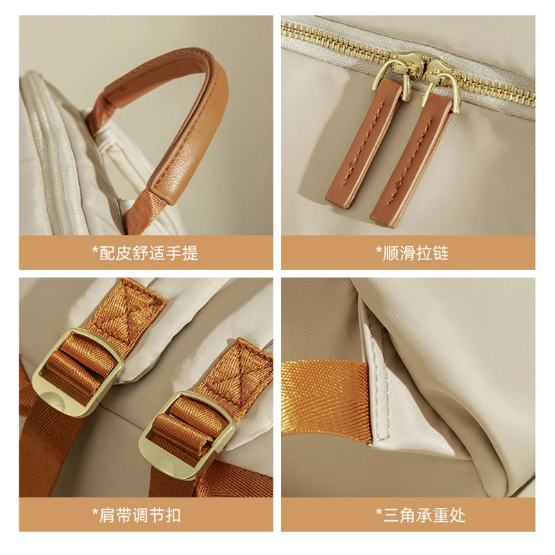 Travel Backpack for Women Luxury Back Pack Bag for 15.6 inch Laptop New Stylish Female Bags with Computer Cabin Large Schoolbags