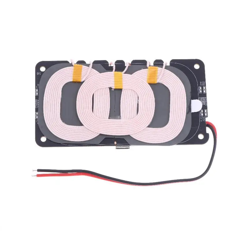 20W High-Capacity Wireless Charger for Car/Home Use; Includes Type-C Interface and 3-Coil DC9-32V Module