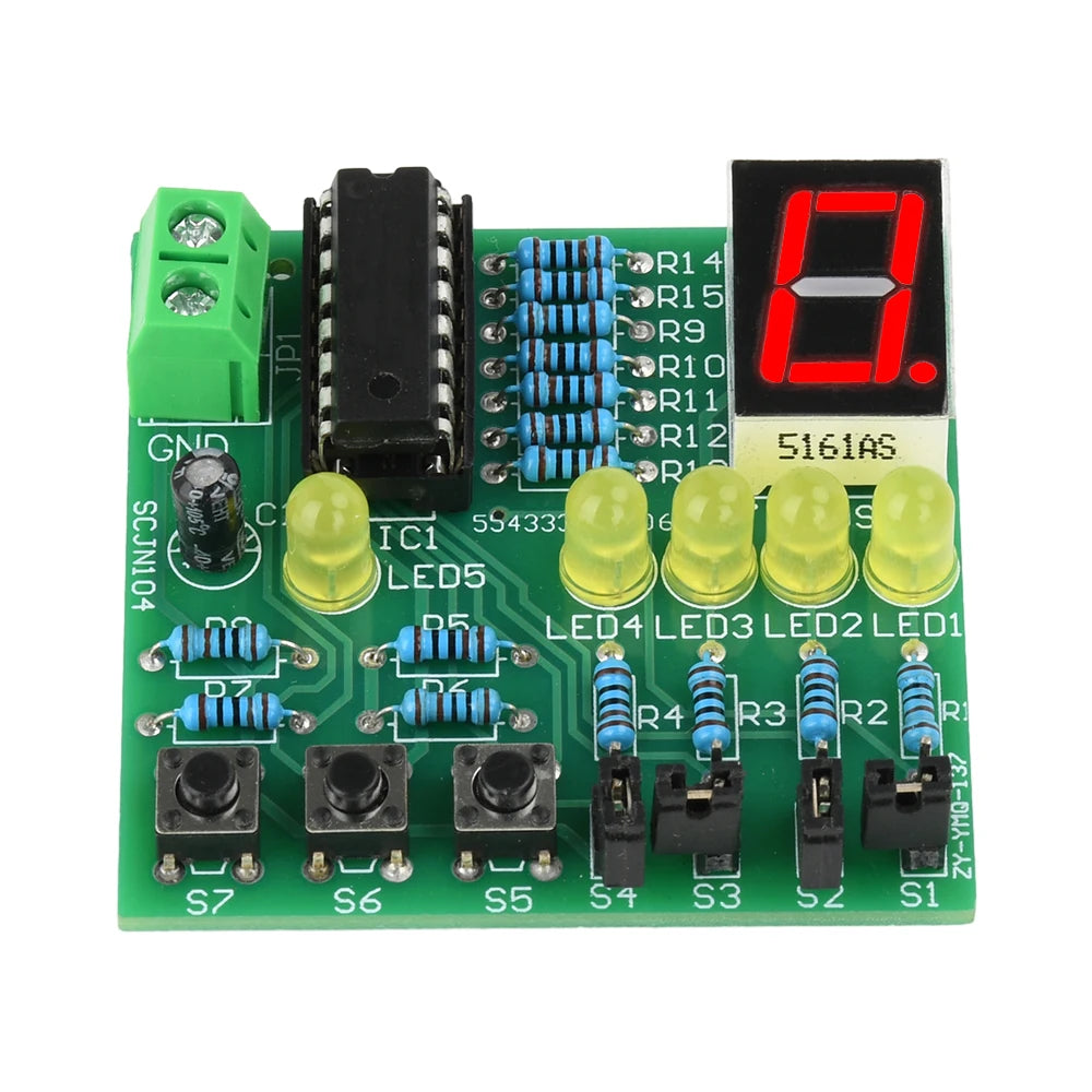 DC 5V DIY Electronics Training Kit Decoding Display for Manufacturing Experiment And Welding Teaching Parts