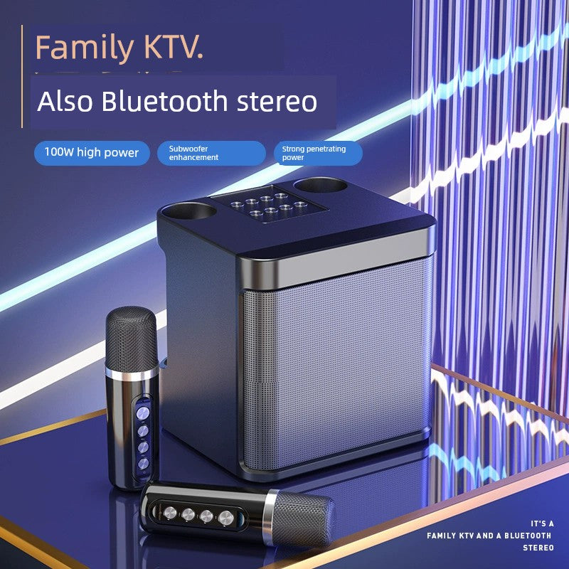 Family KTV Microphone Audio All-in-One Machine Karaoke For Home Singing TV WeSing Wireless Microphone