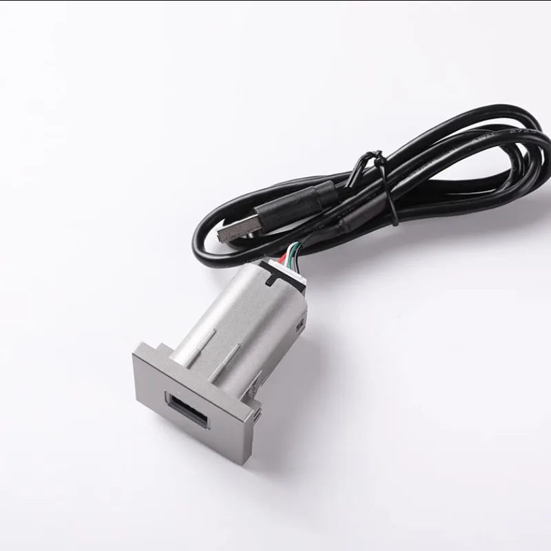1pc 12V/24V Silvery PD car charger Socket QC3.0 Smart Fast charge USB connector for Ford Focus 2 2004-2010 mk2 Accessories
