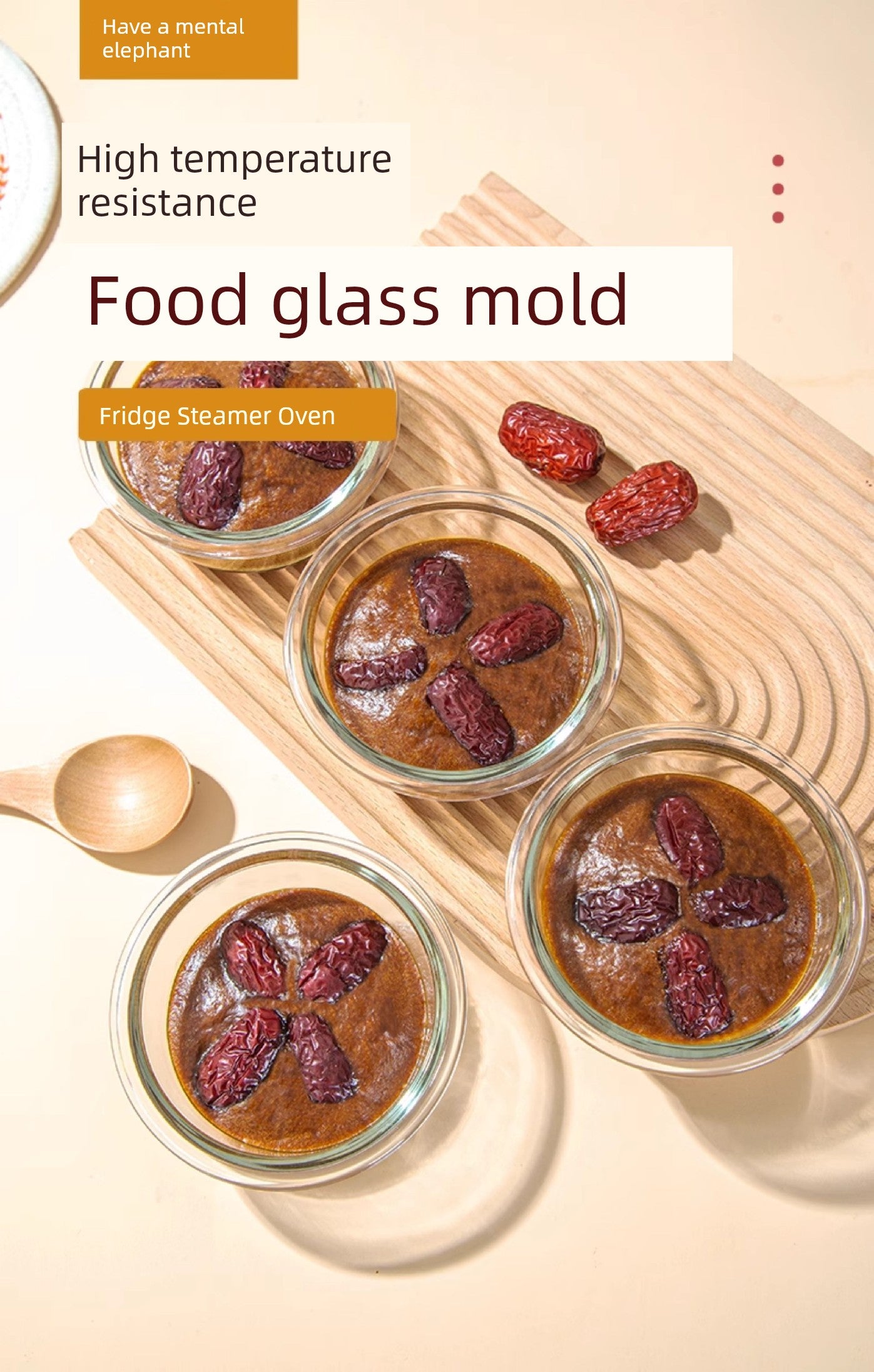 Mold Oven Baking at Home Glass Steamed Sponge Cake