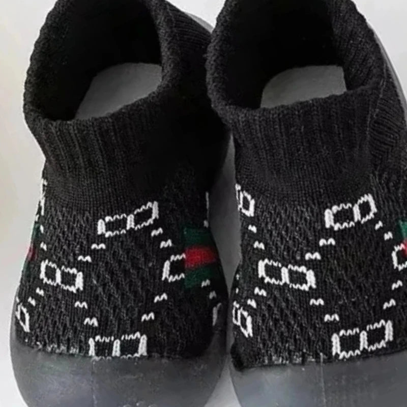 Children's Outwear Children's Shoes Children's Walking Shoes New Spring Autumn Mesh Children's Solid Color Shoes Soft Sole