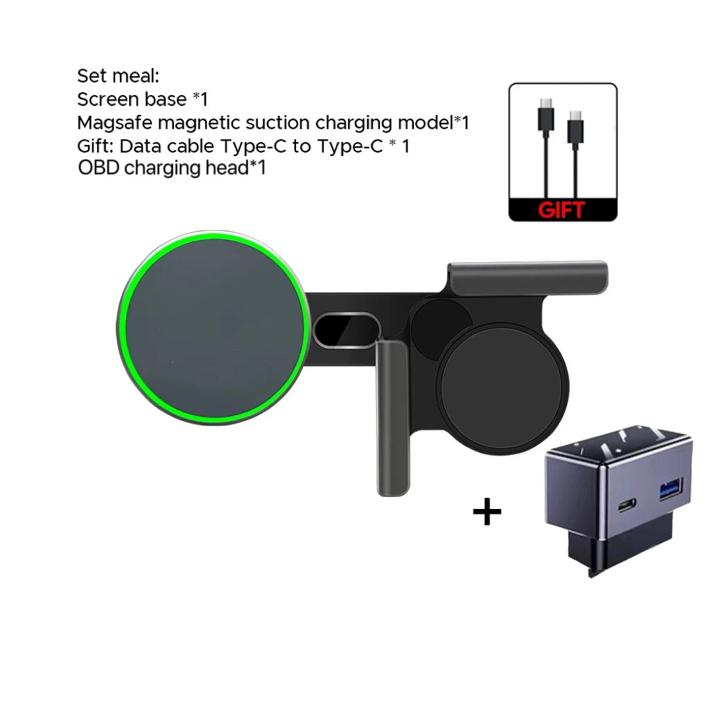 Adjustable Magnetic Car Phone Holder Mount for ZEEKR 001/007/009/X - Vehicle Phone Support Frame Accessory