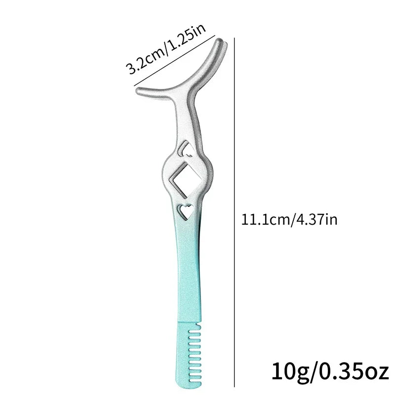 Color Eyelash Comb Tweezers Carbon Steel Professional Pincet Lashes Extension Tweezers False Eyelashes Applicator Makeup Tools