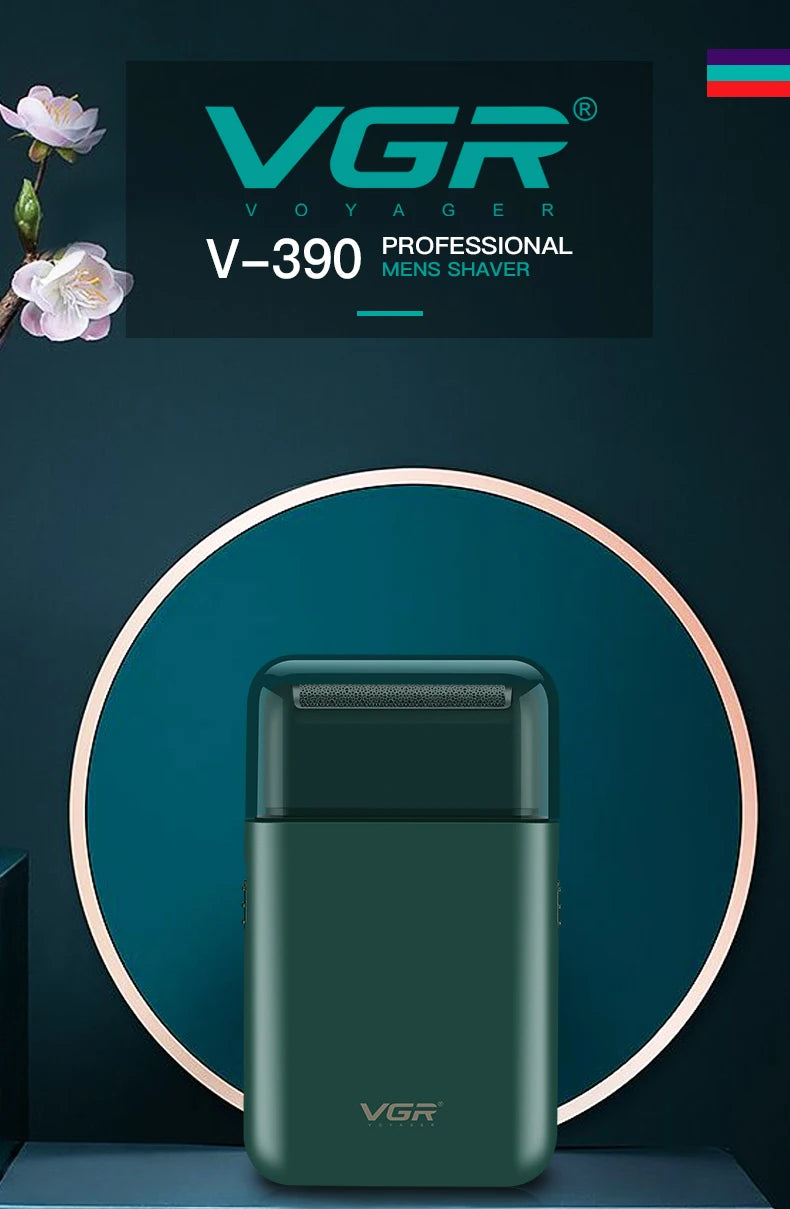 VGR Razor Professional Electric Shaver Mini Beard Trimmer Shaving Machine Shaving Machine Razor Electric Razor for Men V-390